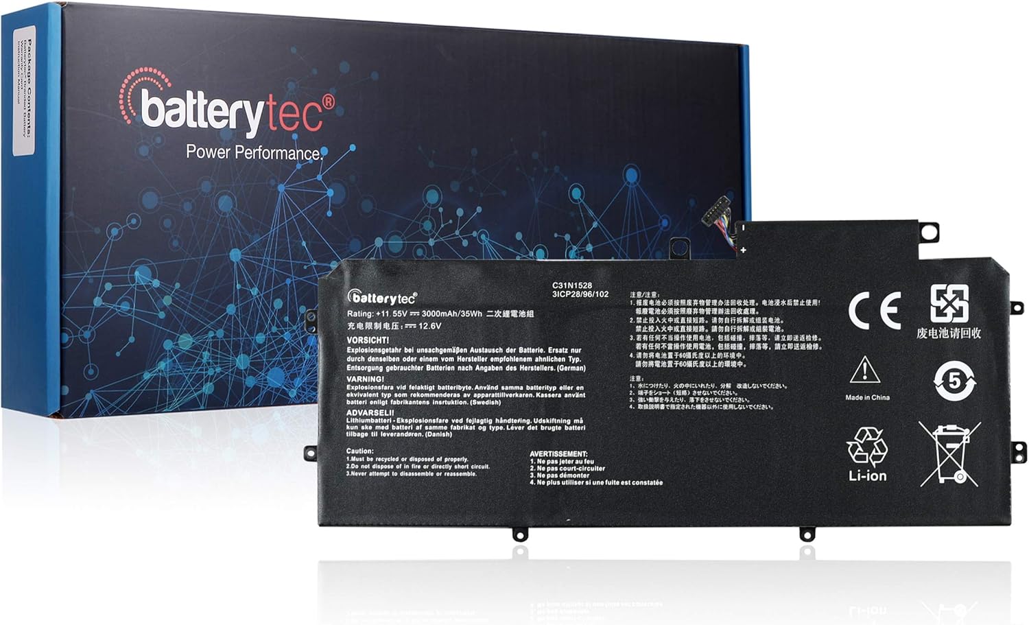 Batería de Repuesto ASUS UX360. Batería de Repuesto ASUS UX360.